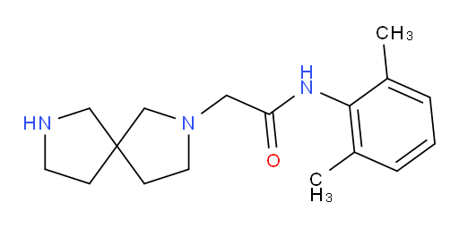 N-(2,6-dimethylphenyl)-2-(2,7-diazaspiro[4.4]nonan-2-yl)acetamide