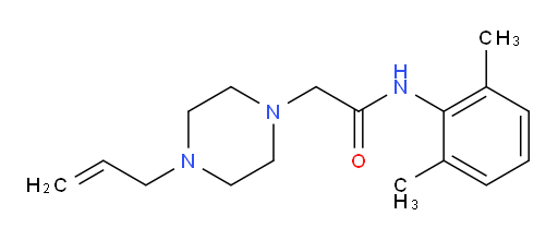 2-(4-allylpiperazin-1-yl)-N-(2,6-dimethylphenyl)acetamide