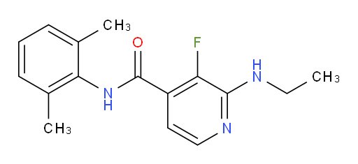 N-(2,6-dimethylphenyl)-2-(ethylamino)-3-fluoroisonicotinamide