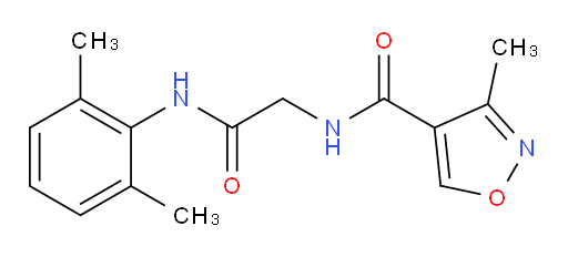 N-(2-((2,6-dimethylphenyl)amino)-2-oxoethyl)-3-methylisoxazole-4-carboxamide