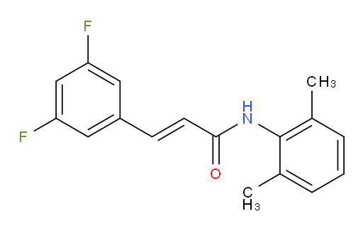 (E)-3-(3,5-difluorophenyl)-N-(2,6-dimethylphenyl)acrylamide