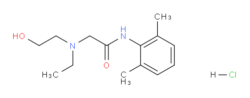 N-(2,6-dimethylphenyl)-2-(ethyl(2-hydroxyethyl)amino)acetamide hydrochloride