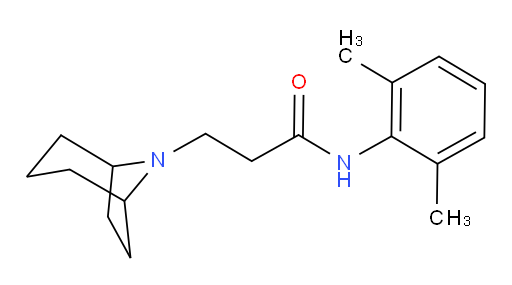 3-(8-azabicyclo[3.2.1]octan-8-yl)-N-(2,6-dimethylphenyl)propanamide