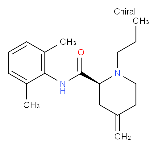 (S)-N-(2,6-dimethylphenyl)-4-methylene-1-propylpiperidine-2-carboxamide