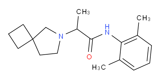 N-(2,6-dimethylphenyl)-2-(6-azaspiro[3.4]octan-6-yl)propanamide