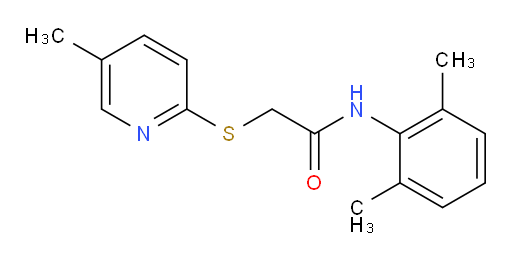 N-(2,6-dimethylphenyl)-2-((5-methylpyridin-2-yl)thio)acetamide