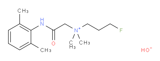 N-(2-((2,6-dimethylphenyl)amino)-2-oxoethyl)-3-fluoro-N,N-dimethylpropan-1-aminium hydroxide