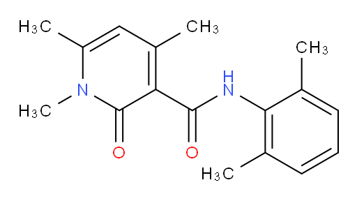 N-(2,6-dimethylphenyl)-1,4,6-trimethyl-2-oxo-1,2-dihydropyridine-3-carboxamide