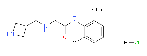 2-((azetidin-3-ylmethyl)amino)-N-(2,6-dimethylphenyl)acetamide hydrochloride