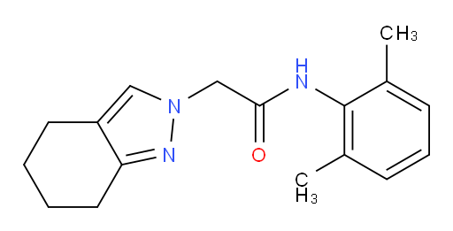 N-(2,6-dimethylphenyl)-2-(4,5,6,7-tetrahydro-2H-indazol-2-yl)acetamide
