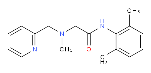 N-(2,6-dimethylphenyl)-2-(methyl(pyridin-2-ylmethyl)amino)acetamide