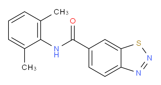 N-(2,6-dimethylphenyl)benzo[d][1,2,3]thiadiazole-6-carboxamide
