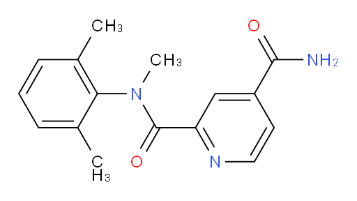 N2-(2,6-dimethylphenyl)-N2-methylpyridine-2,4-dicarboxamide