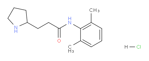 N-(2,6-dimethylphenyl)-3-(pyrrolidin-2-yl)propanamide hydrochloride
