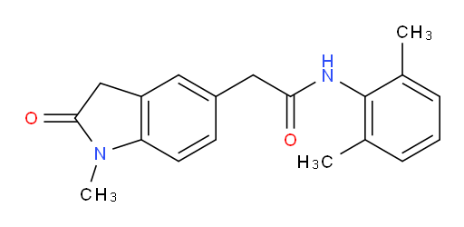 N-(2,6-dimethylphenyl)-2-(1-methyl-2-oxoindolin-5-yl)acetamide