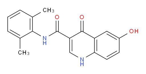N-(2,6-dimethylphenyl)-6-hydroxy-4-oxo-1,4-dihydroquinoline-3-carboxamide