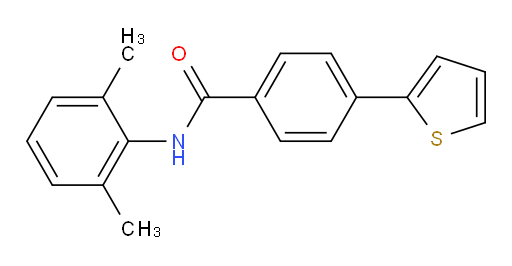 N-(2,6-dimethylphenyl)-4-(thiophen-2-yl)benzamide