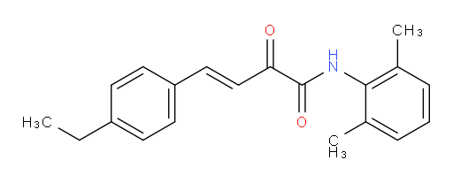 (E)-N-(2,6-dimethylphenyl)-4-(4-ethylphenyl)-2-oxobut-3-enamide