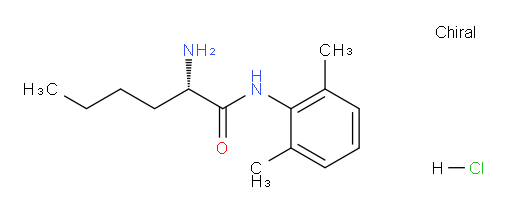 (S)-2-amino-N-(2,6-dimethylphenyl)hexanamide hydrochloride
