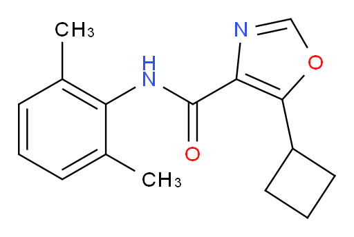 5-cyclobutyl-N-(2,6-dimethylphenyl)oxazole-4-carboxamide