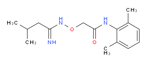 N-(2,6-dimethylphenyl)-2-((3-methylbutanimidamido)oxy)acetamide