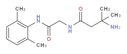 3-amino-N-(2-((2,6-dimethylphenyl)amino)-2-oxoethyl)-3-methylbutanamide