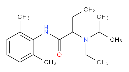 N-(2,6-dimethylphenyl)-2-(ethyl(isopropyl)amino)butanamide