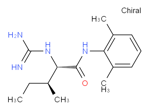 (2S,3S)-N-(2,6-dimethylphenyl)-2-guanidino-3-methylpentanamide