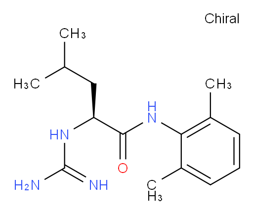 (S)-N-(2,6-dimethylphenyl)-2-guanidino-4-methylpentanamide