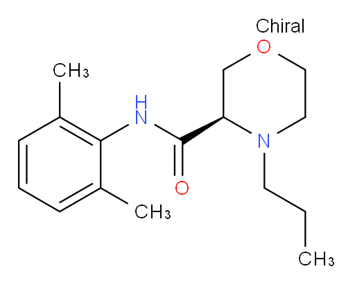 (R)-N-(2,6-dimethylphenyl)-4-propylmorpholine-3-carboxamide
