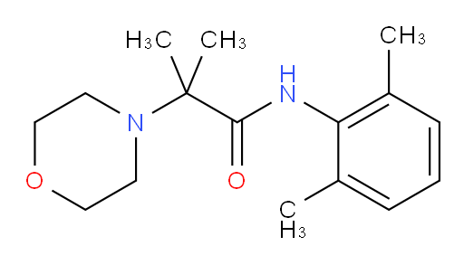N-(2,6-dimethylphenyl)-2-methyl-2-morpholinopropanamide