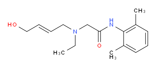 (E)-N-(2,6-dimethylphenyl)-2-(ethyl(4-hydroxybut-2-en-1-yl)amino)acetamide