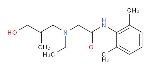 N-(2,6-dimethylphenyl)-2-(ethyl(2-(hydroxymethyl)allyl)amino)acetamide