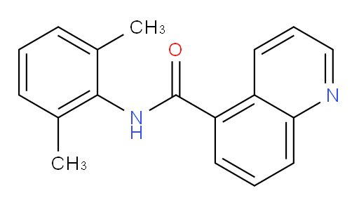 N-(2,6-dimethylphenyl)quinoline-5-carboxamide