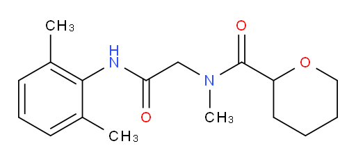 N-(2-((2,6-dimethylphenyl)amino)-2-oxoethyl)-N-methyltetrahydro-2H-pyran-2-carboxamide