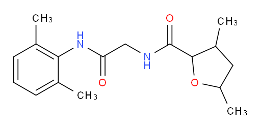 N-(2-((2,6-dimethylphenyl)amino)-2-oxoethyl)-3,5-dimethyltetrahydrofuran-2-carboxamide