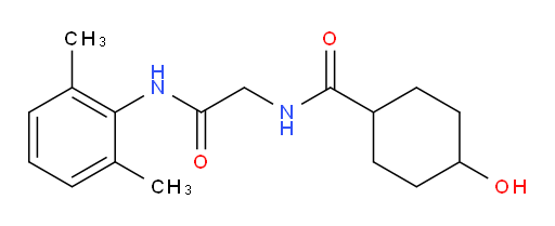 N-(2-((2,6-dimethylphenyl)amino)-2-oxoethyl)-4-hydroxycyclohexanecarboxamide