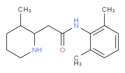 N-(2,6-dimethylphenyl)-2-(3-methylpiperidin-2-yl)acetamide