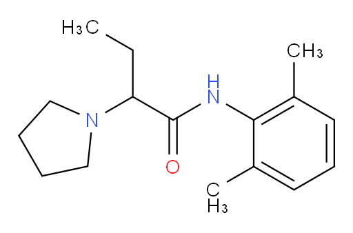 N-(2,6-dimethylphenyl)-2-(pyrrolidin-1-yl)butanamide