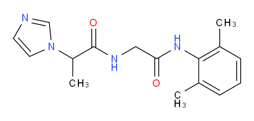 N-(2-((2,6-dimethylphenyl)amino)-2-oxoethyl)-2-(1H-imidazol-1-yl)propanamide