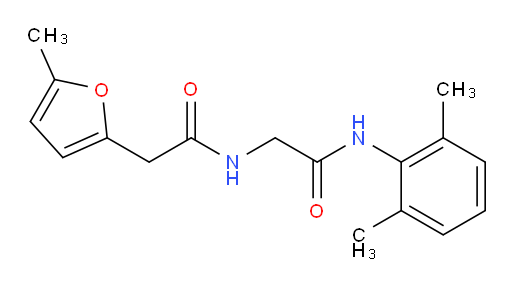 N-(2,6-dimethylphenyl)-2-(2-(5-methylfuran-2-yl)acetamido)acetamide