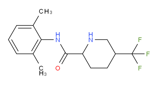 N-(2,6-dimethylphenyl)-5-(trifluoromethyl)piperidine-2-carboxamide