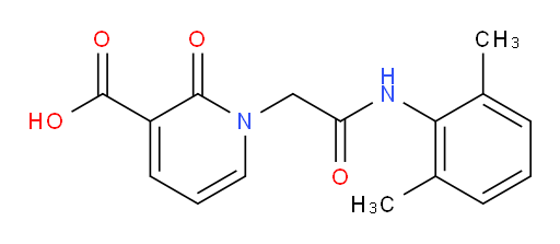 1-(2-((2,6-dimethylphenyl)amino)-2-oxoethyl)-2-oxo-1,2-dihydropyridine-3-carboxylic acid