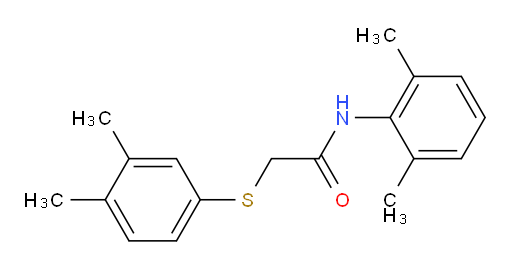 N-(2,6-dimethylphenyl)-2-((3,4-dimethylphenyl)thio)acetamide