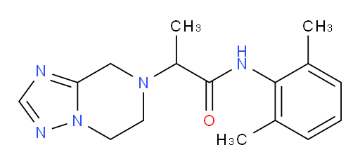 2-(5,6-dihydro-[1,2,4]triazolo[1,5-a]pyrazin-7(8H)-yl)-N-(2,6-dimethylphenyl)propanamide