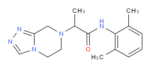 2-(5,6-dihydro-[1,2,4]triazolo[4,3-a]pyrazin-7(8H)-yl)-N-(2,6-dimethylphenyl)propanamide