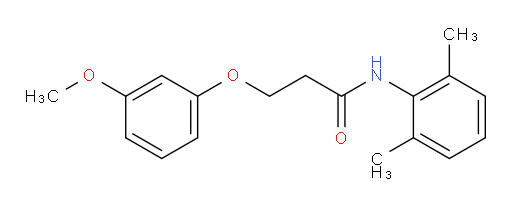N-(2,6-dimethylphenyl)-3-(3-methoxyphenoxy)propanamide