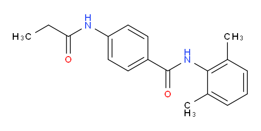 N-(2,6-dimethylphenyl)-4-propionamidobenzamide