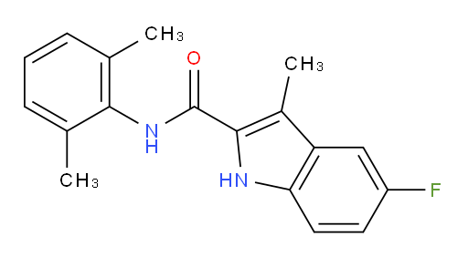 N-(2,6-dimethylphenyl)-5-fluoro-3-methyl-1H-indole-2-carboxamide