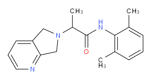 N-(2,6-dimethylphenyl)-2-(5H-pyrrolo[3,4-b]pyridin-6(7H)-yl)propanamide